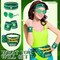 7 Pcs St Patrick's Day Costume Accessories Shamrock Outfit Irish Fanny Pack with Drink Holder Green Adjustable Suspender Sweatband Sunglasses Wristband St Patty's Gift for Women Dress up